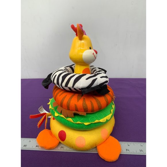 Fisher-Price Soft Safari Giraffe Ring Stacker 2007 Infant Toy - Picture 5 of 13